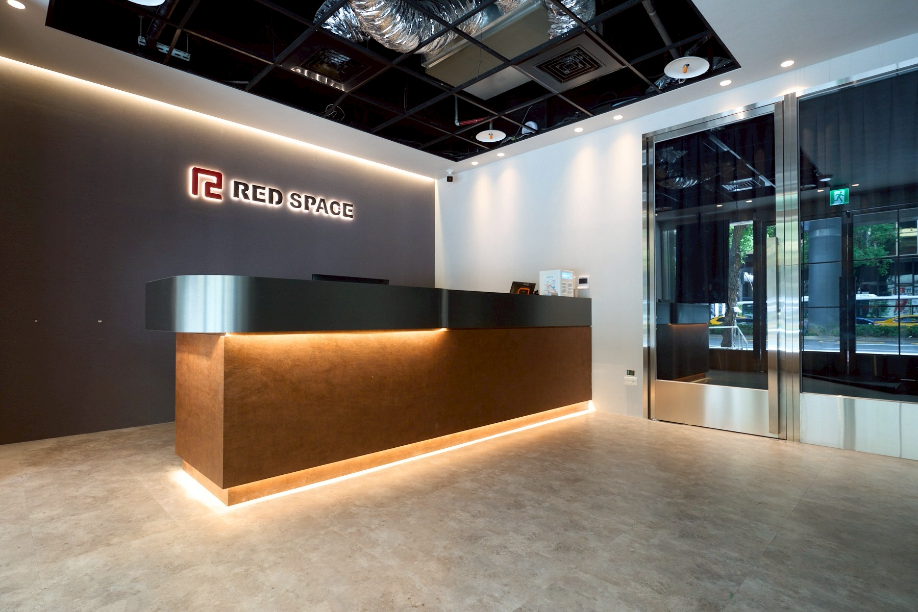 Radspace展館櫃台